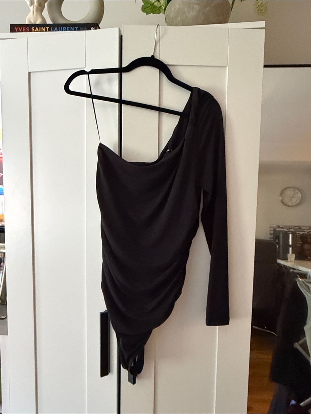 Abercrombie & Fitch Black Asymmetric Tank